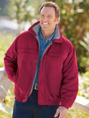 Brick Red Microfiber Jacket C537