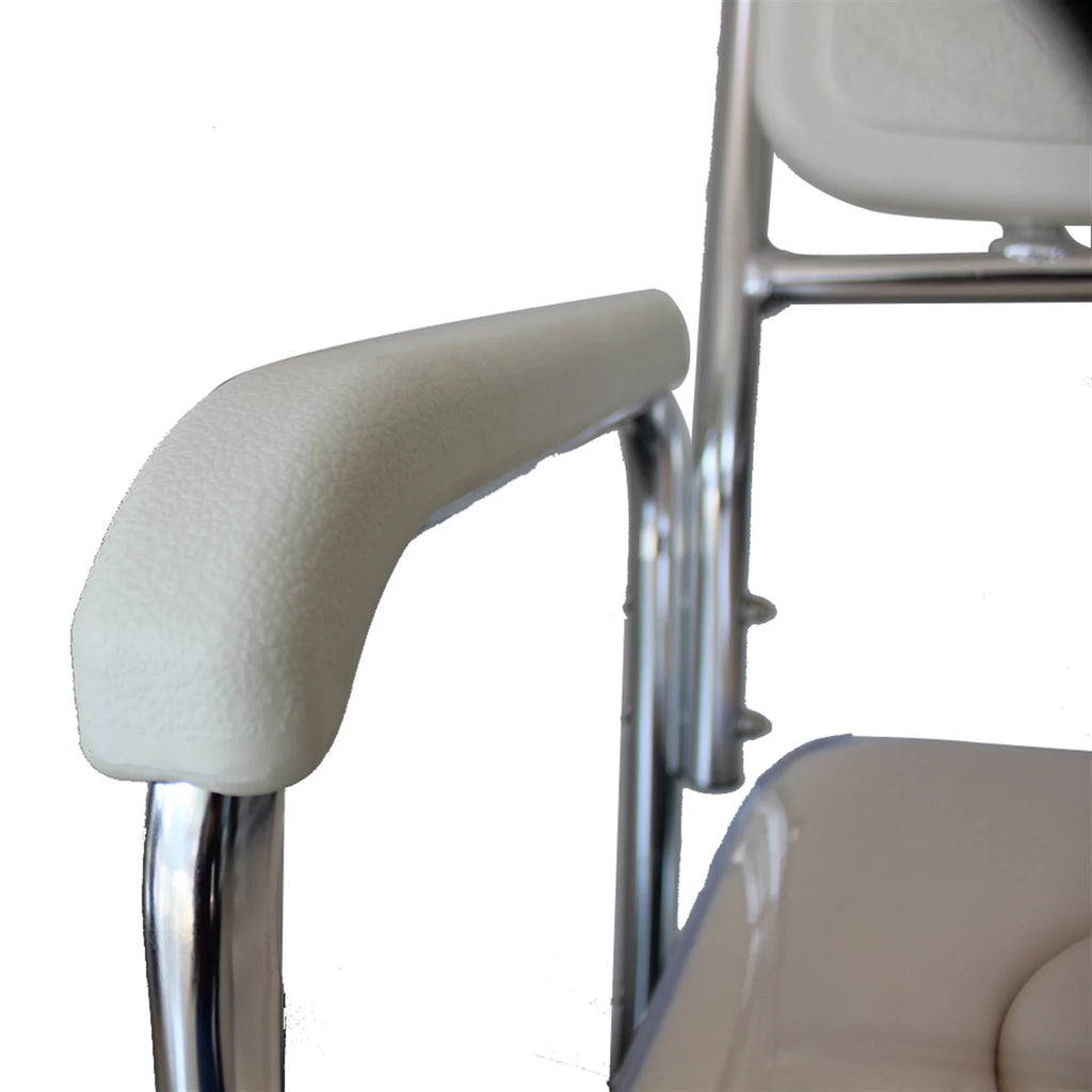 4 in 1 Rolling Shower Commode Chair with Braking Casters B72928