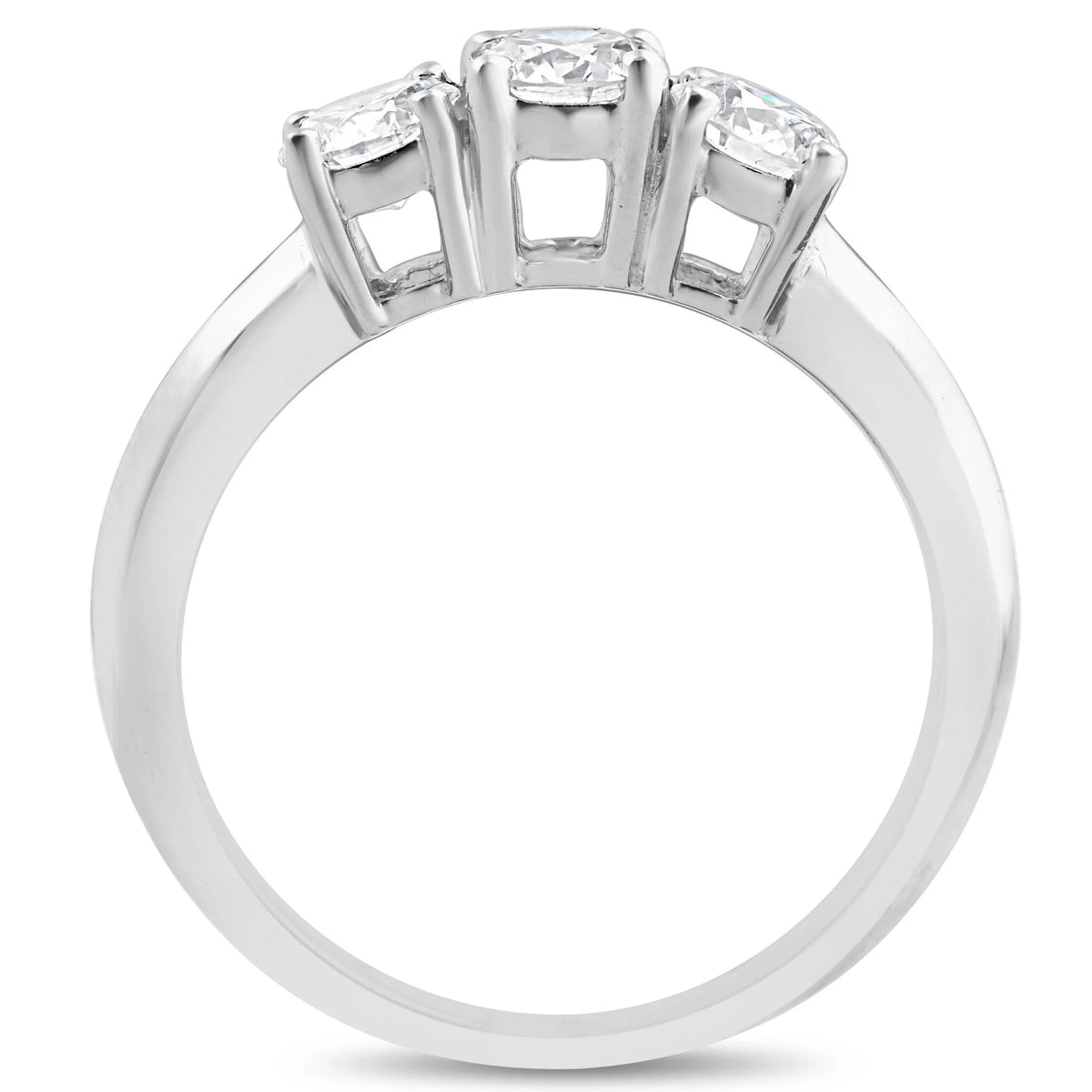 14k White Gold Diamond Engagement Ring U19231