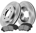 6 Lug Brake Disc Rotors and Metallic Brake Pads W25149