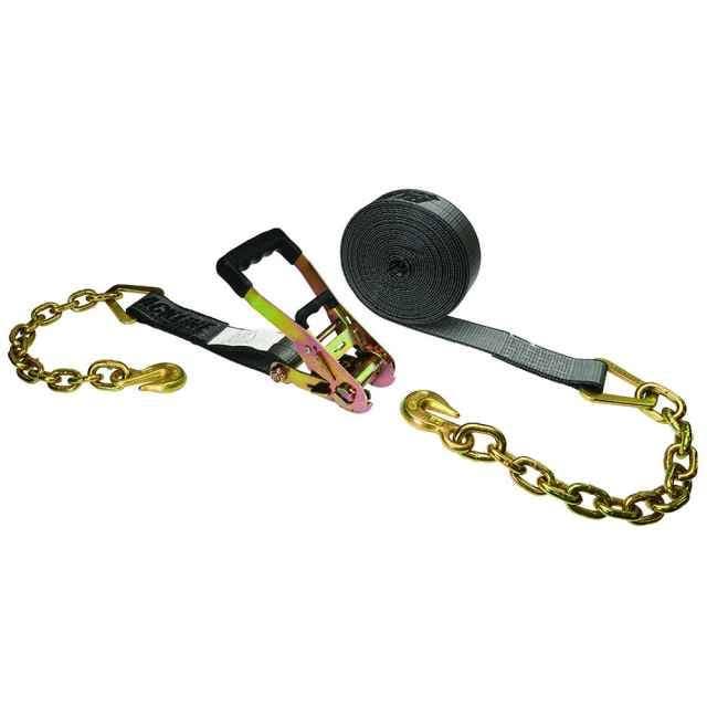 Blackline Ratchet Strap with Chain Extension M372
