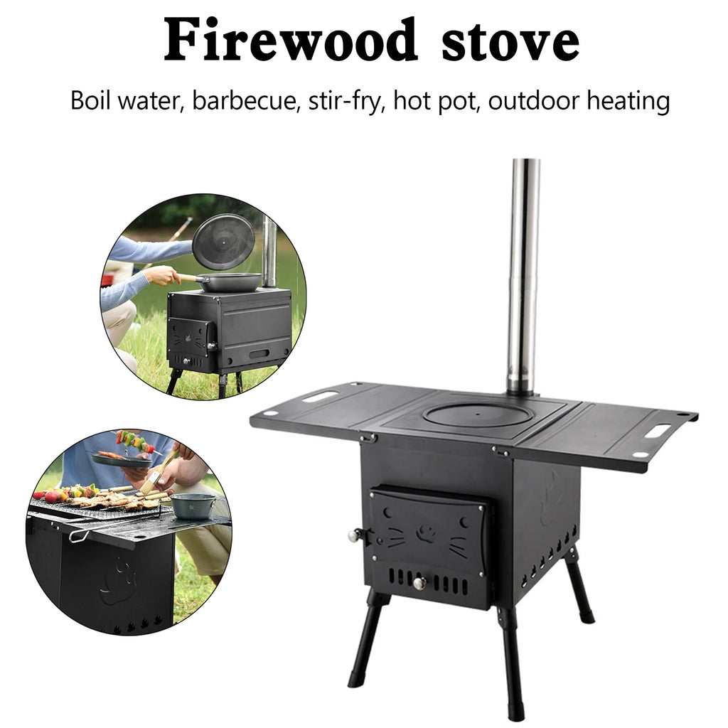 Portable Camping Wood Burning Stove A176582