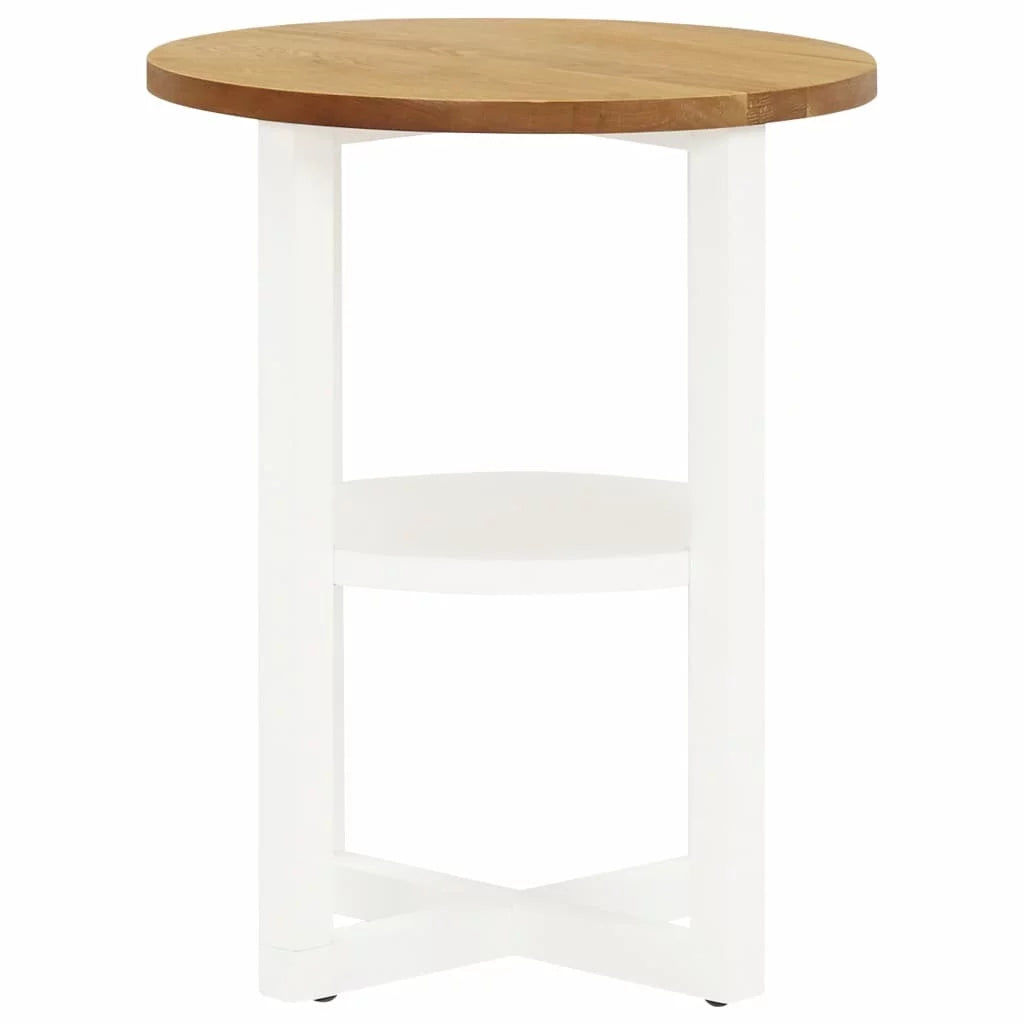 Solid Oak Wood Lamp Table I91869