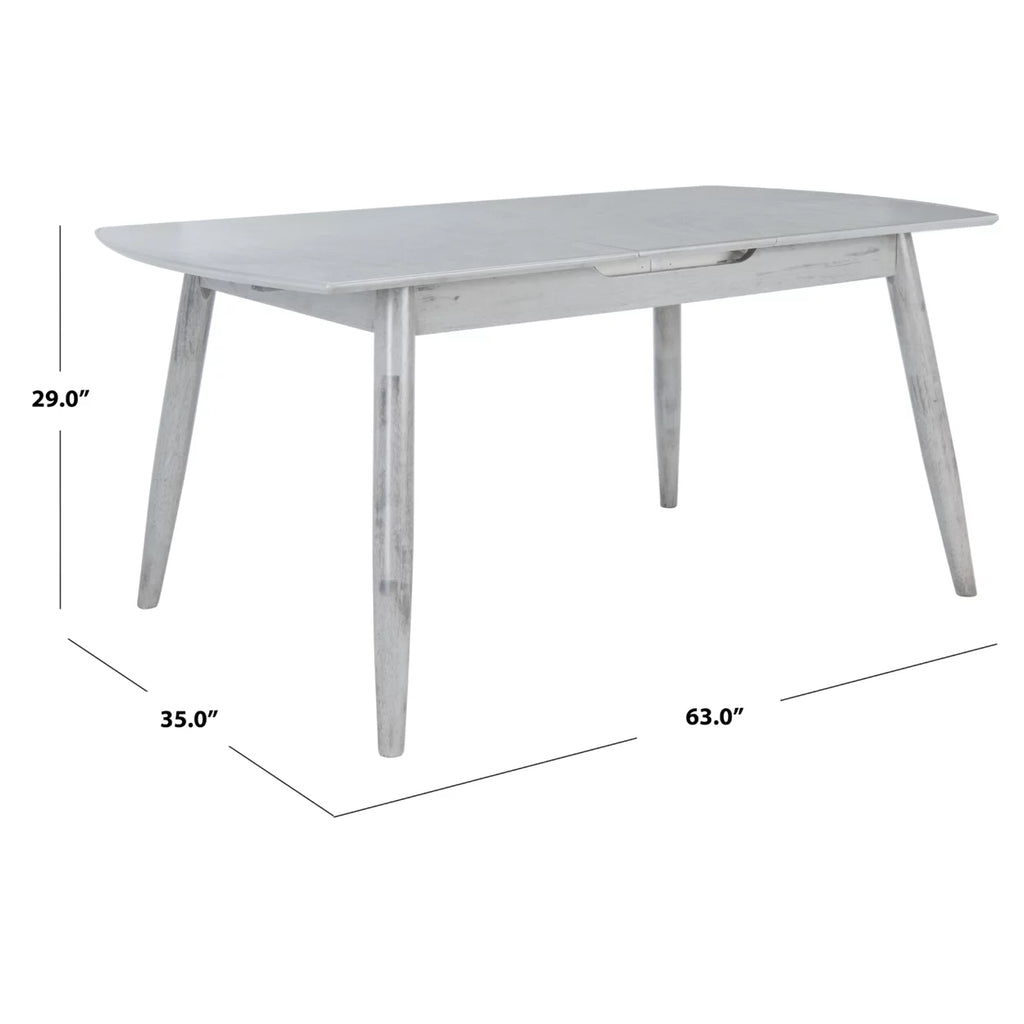 Dark Grey Extension Dining Table I2867