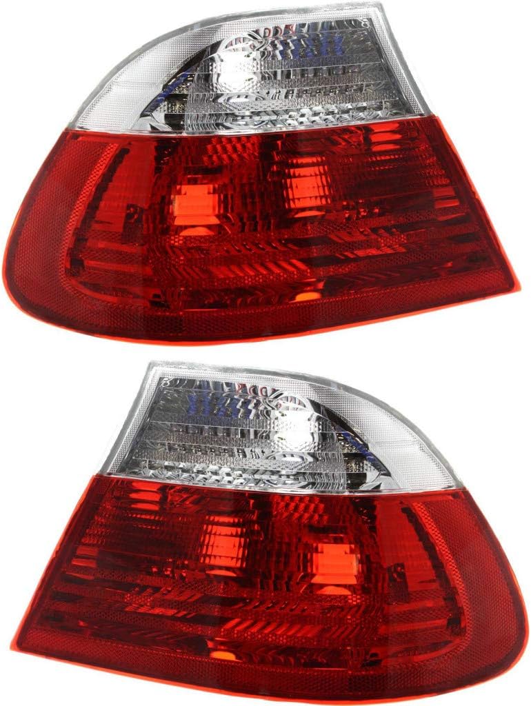 BMW 323i Tail Light 2000 Driver and Passenger Side Pair N747819