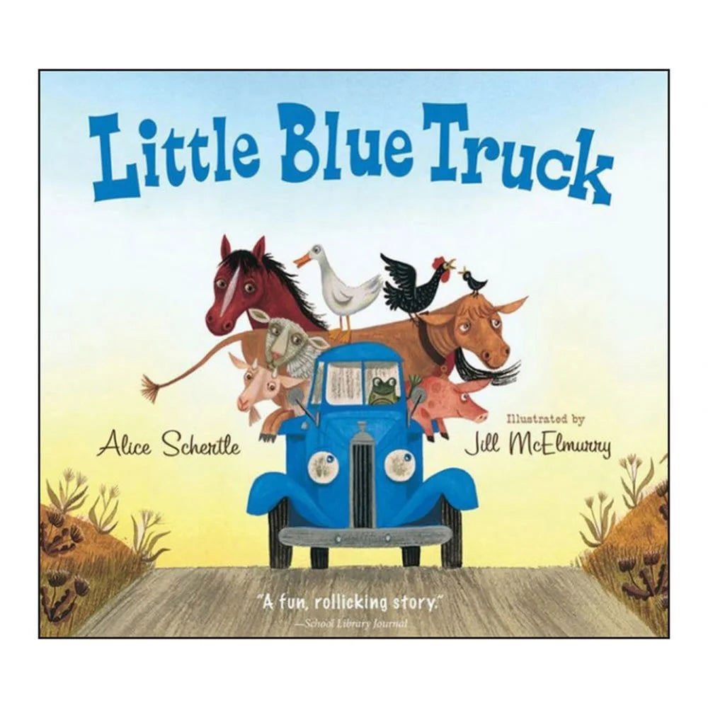 The Little Blue Truck Board Book and 8.5" Plush Truck Set R414
