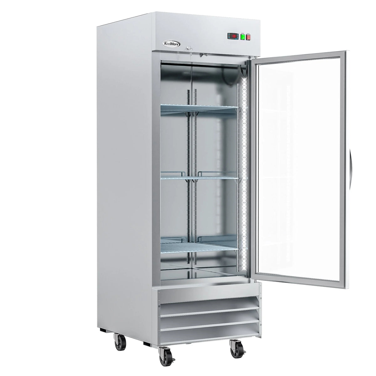 29 in. One Glass Door Reach-In Freezer 23 Cu. ft. O551