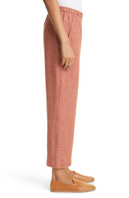 Organic Linen Ankle Straight Leg Pant H386