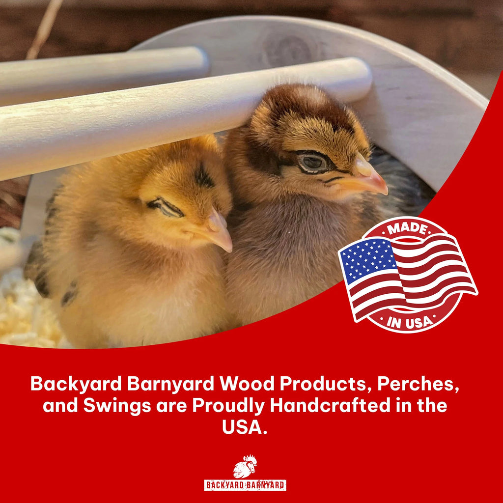 Natural Wood Chicken Perch 4 Pack D366