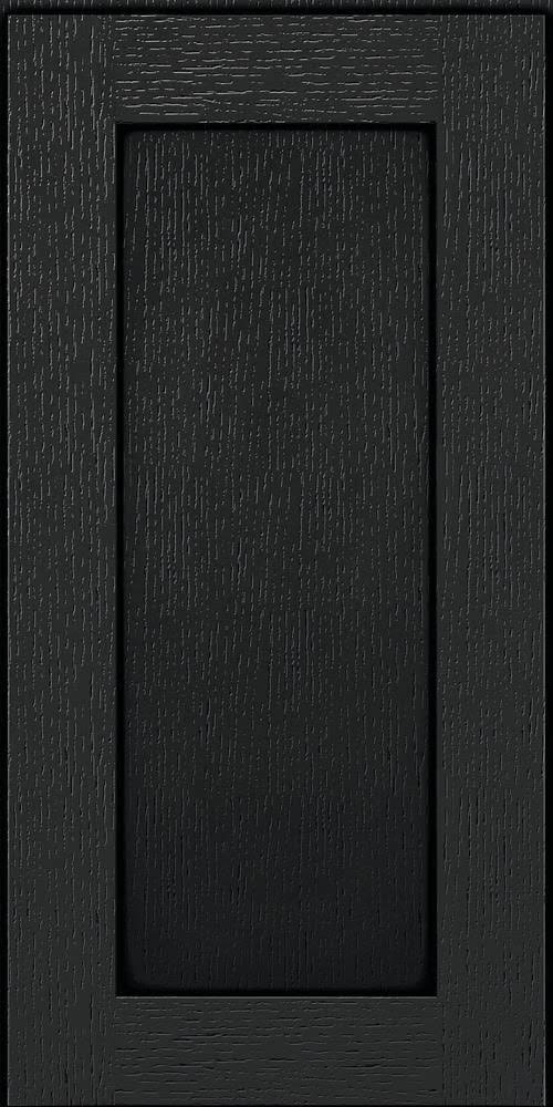 15-in W x 15-in H Onyx Oak Kitchen Cabinet Sample in Black L2610