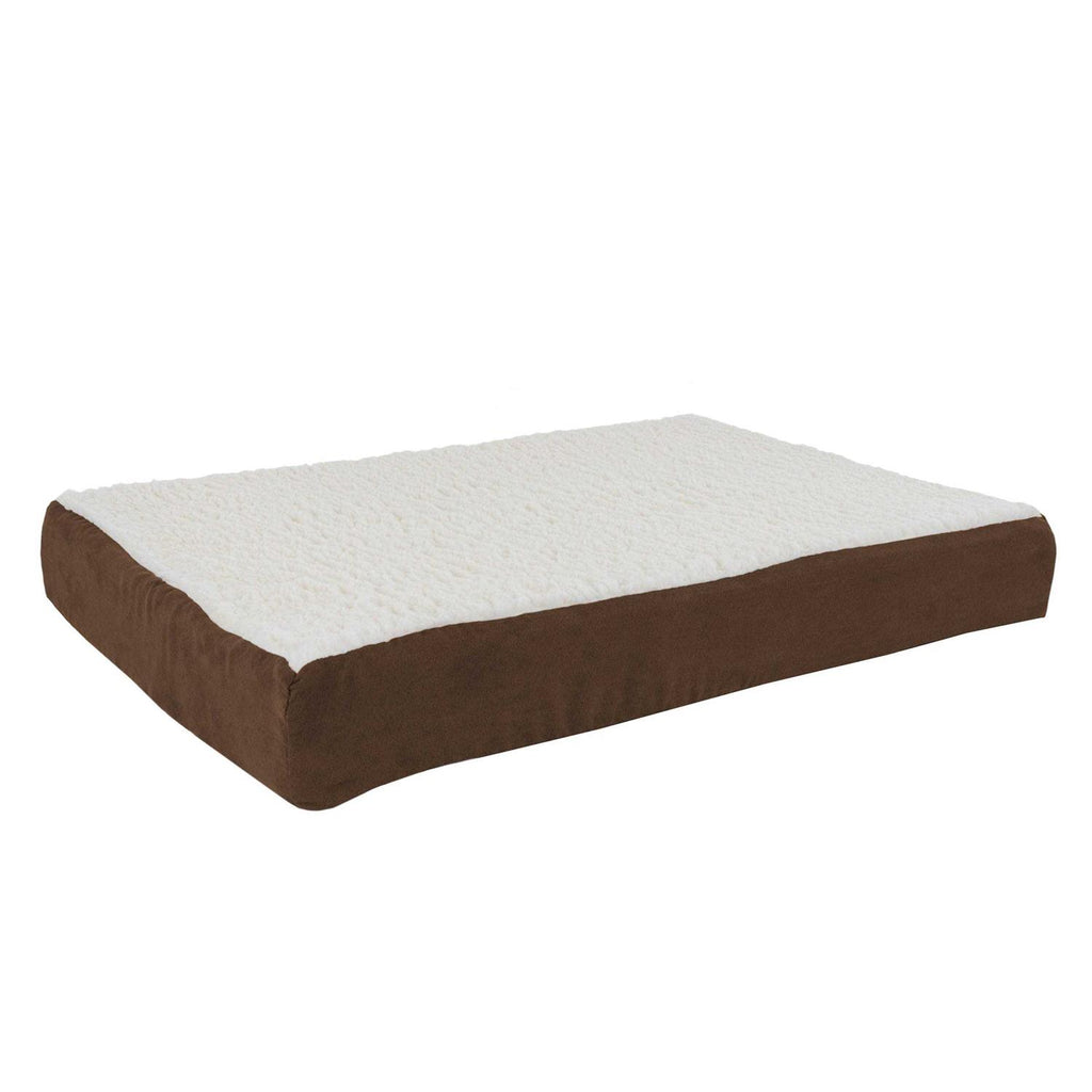 Sherpa Dog Bed with Memory Foam Cover F684