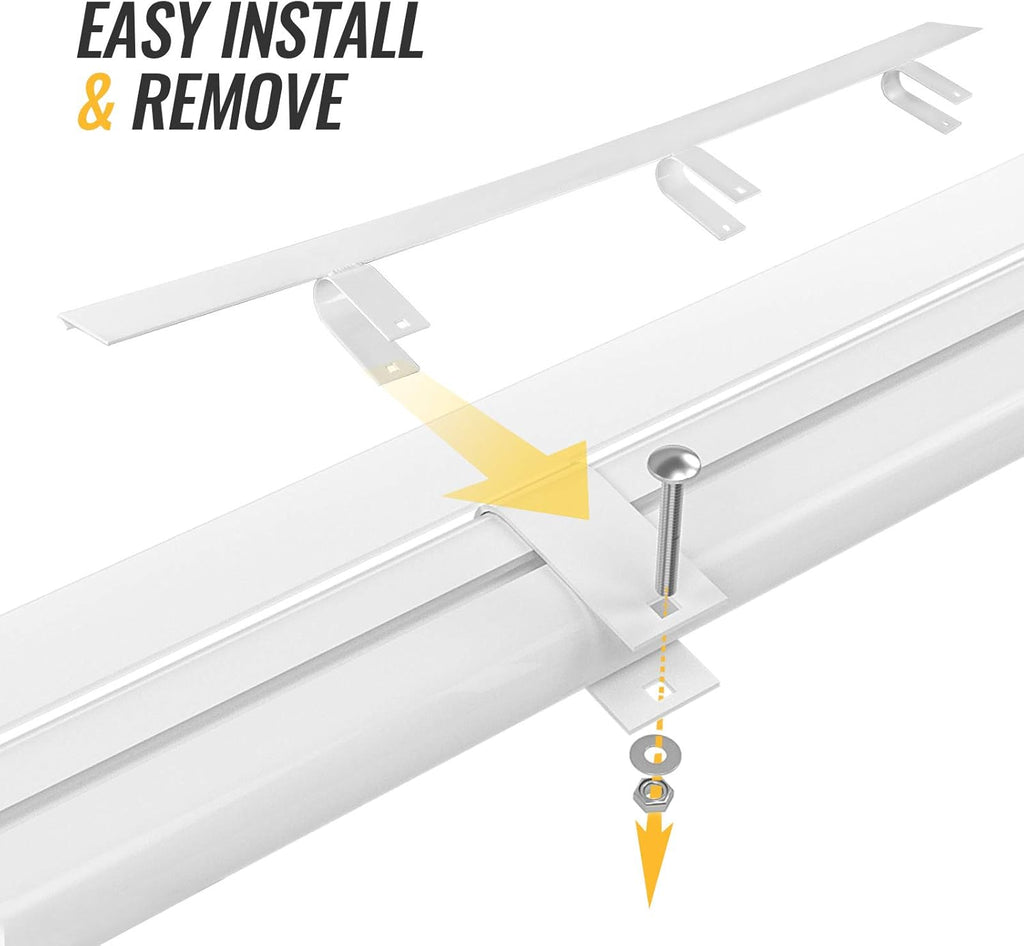 White Pack of 2 Aluminum Van Rack Accessory Y60571