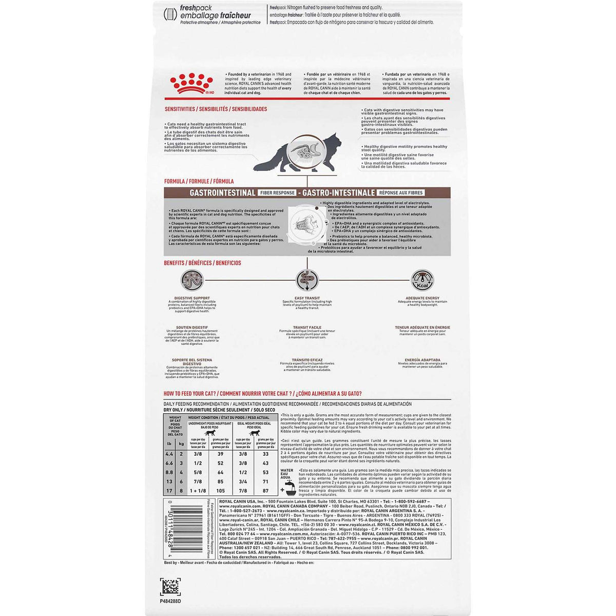 Veterinary Diet Gastrointestinal Fiber Response Dry Cat Food M5263