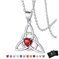 Celtic Knot Heart Necklace 925 Sterling Silver O1705