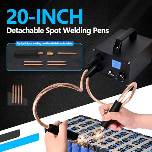 3000F Capacitor 25 Gears Portable Spot Welder J154