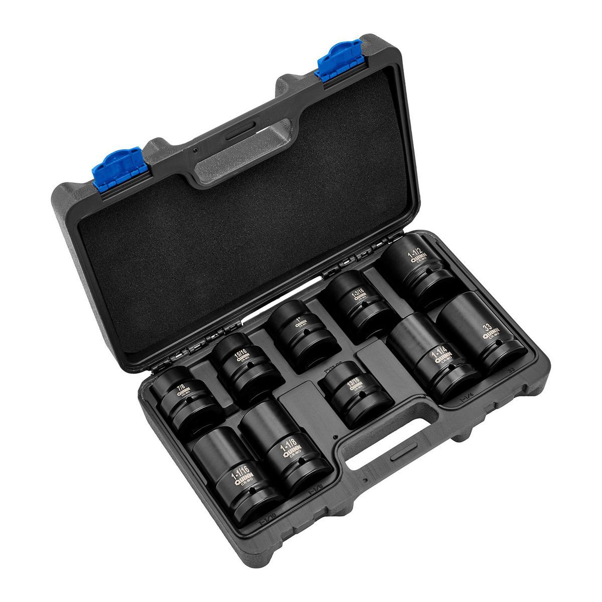 1 in. Drive SAE and Metric Impact Set, 10-Piece B80253