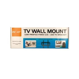 Low Profile TV Wall Mount, Black - Medium Q516