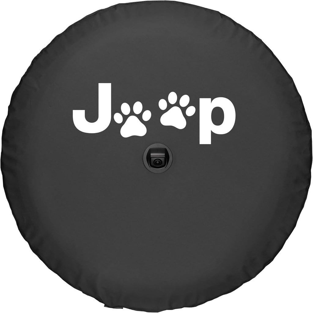 33 Soft Tire Cover for Jeep Wrangler JL with Back-up Camera F1305
