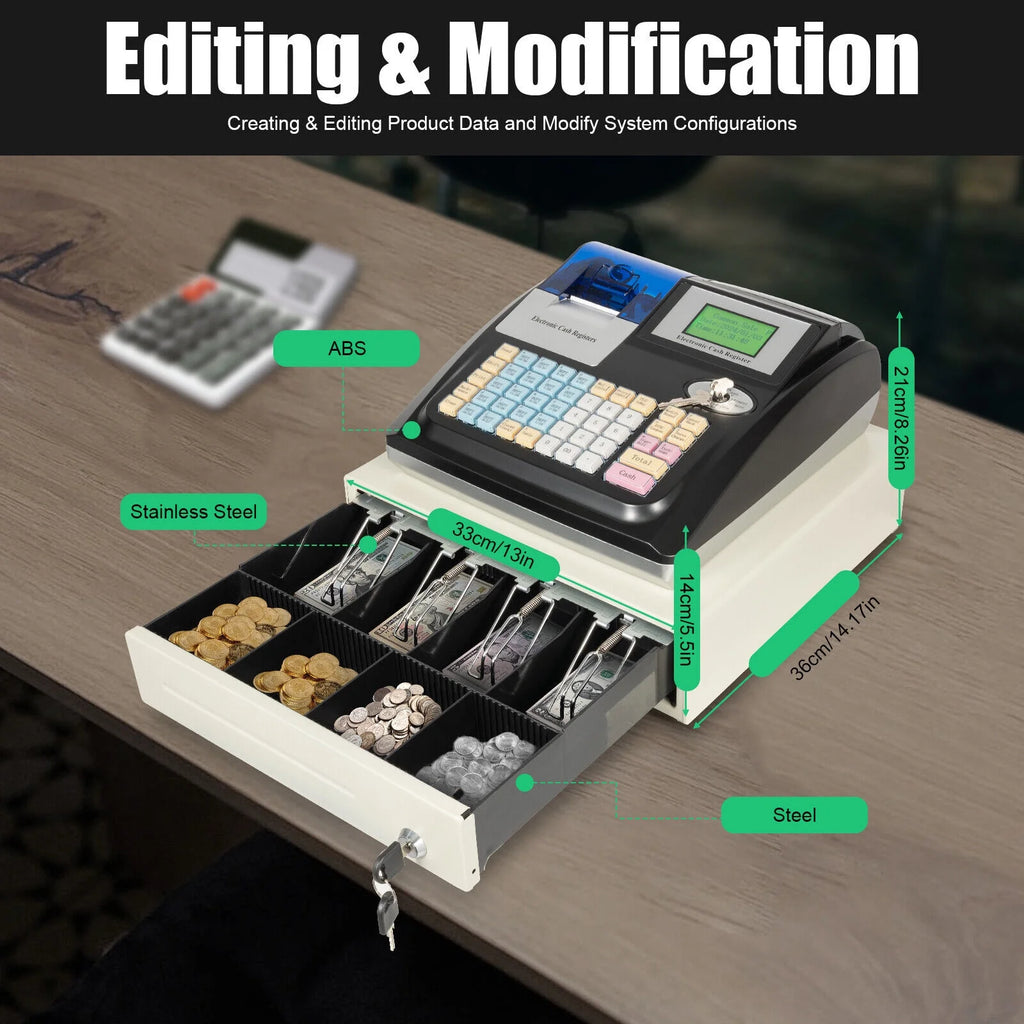 Electronic Cash Register POS System 48 Key I461108