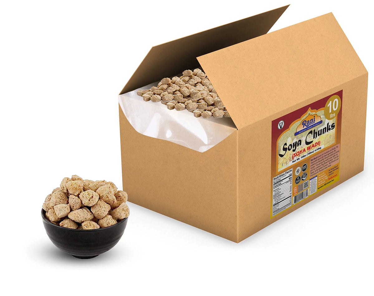 Soy Chunks Nuggets 160oz Bulk Box F5597