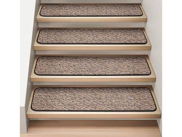 15 Pc Black Carpet Stair Treads I309