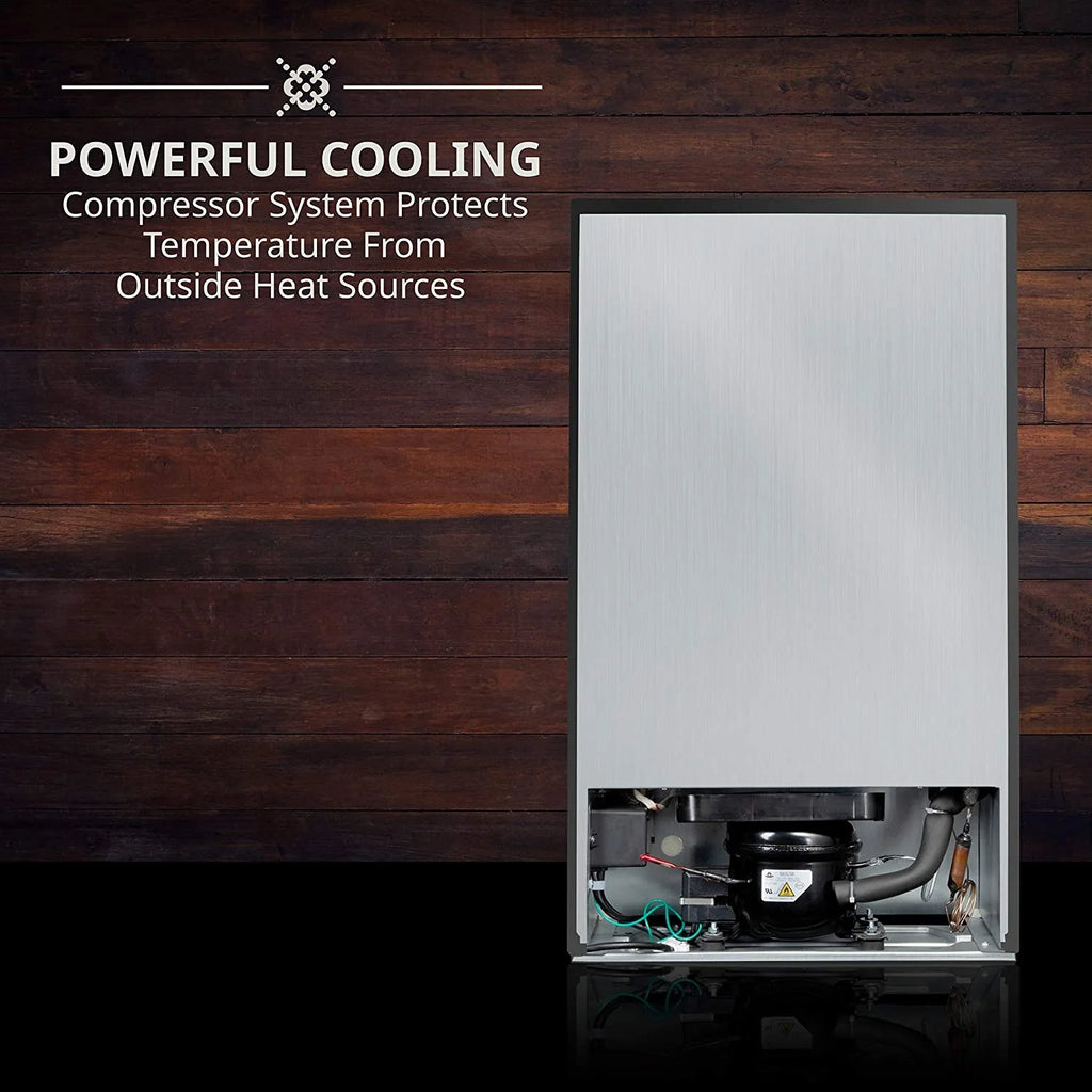 28 Bottle Compressor Wine Cooler Refrigerator J6561