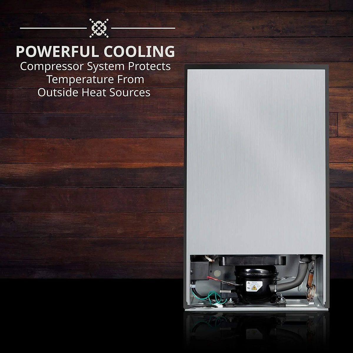 28 Bottle Compressor Wine Cooler Refrigerator J6561
