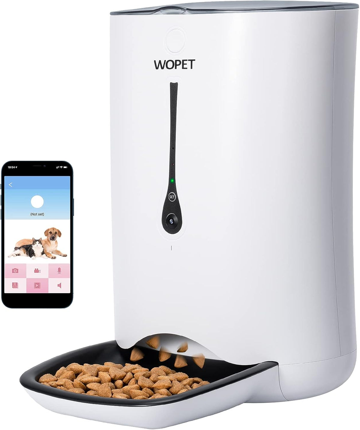 Automatic Cat Feeder with Camera, 7L App Control Smart Feeder Y238