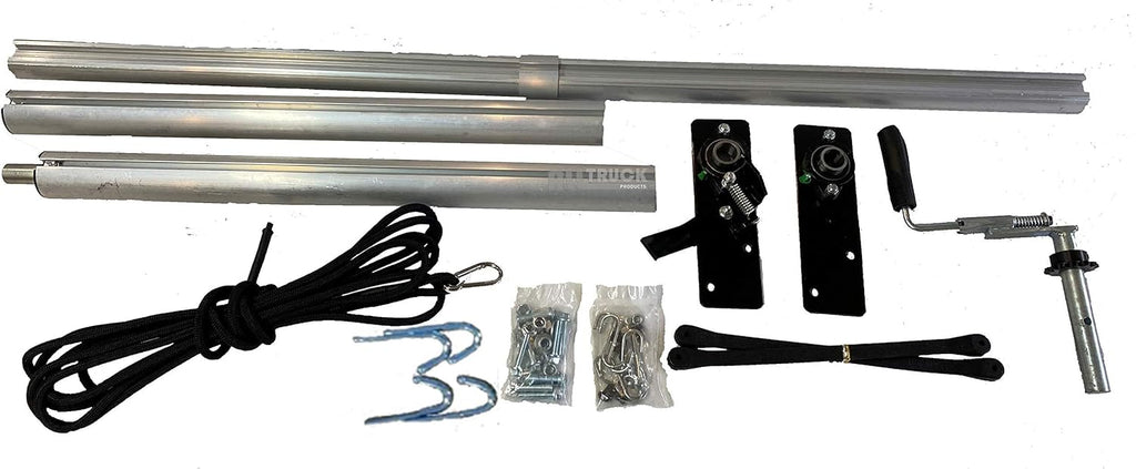 Truck & Trailer Tarp Roller Kit with PVC Mesh Tarp (7'6 x 15') C190541