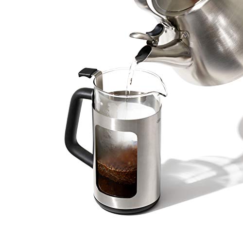 Stainless Steel French Press Coffee Maker 32oz Q6897