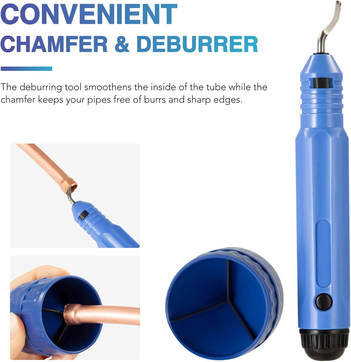 11pc Tube Expander Tool Kit with Pipe Cutter, Deburring Tool, Chamfering Tool, 7 Expander Heads, Storage Case N596434