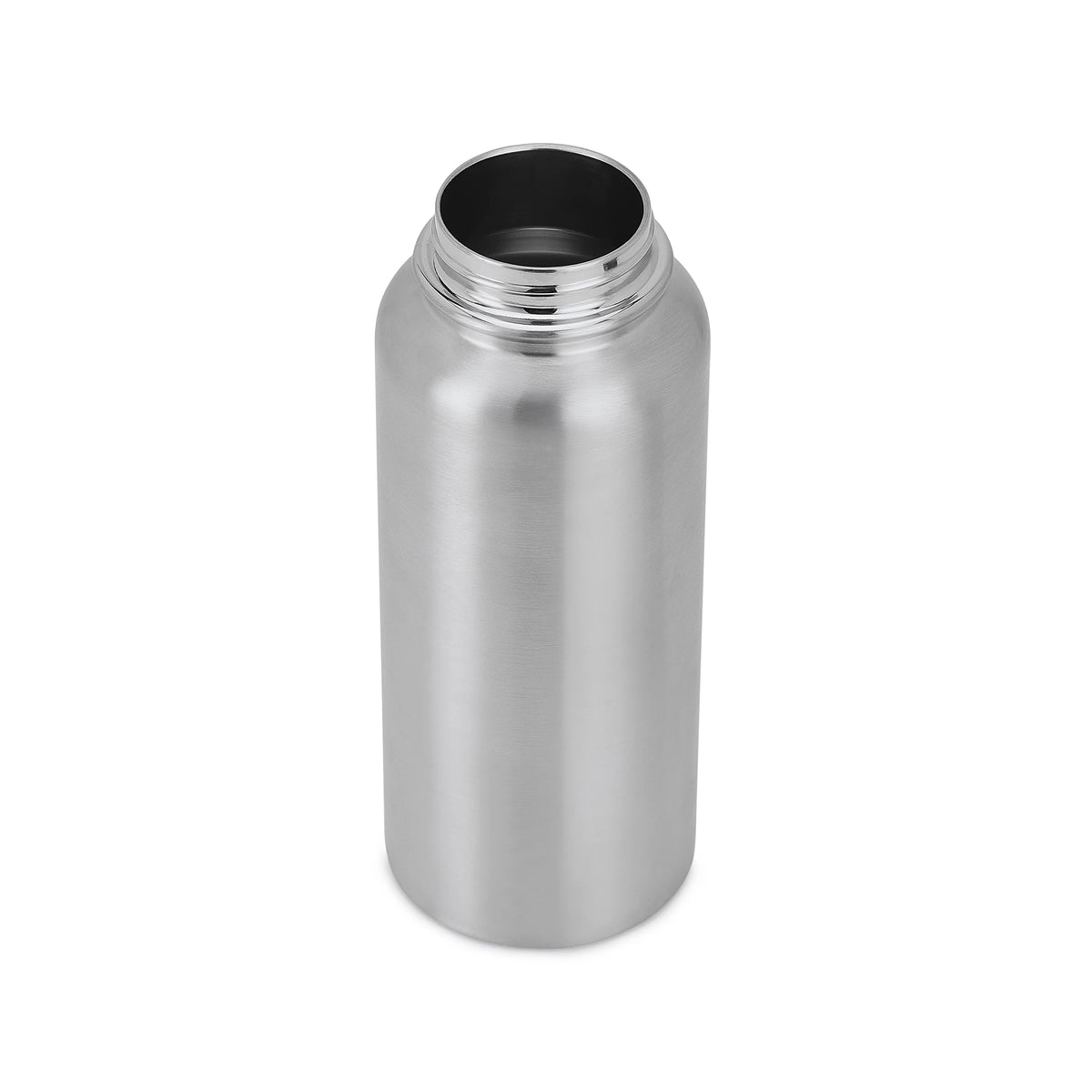 Silver 32 oz Vacuum-Insulated Water Bottle with 2 Lids S5609