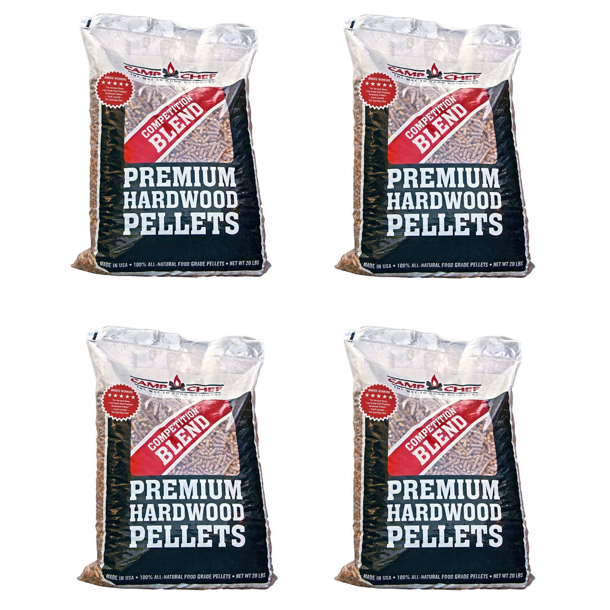 Hardwood Pellets 20 lbs 4 Pack A59102