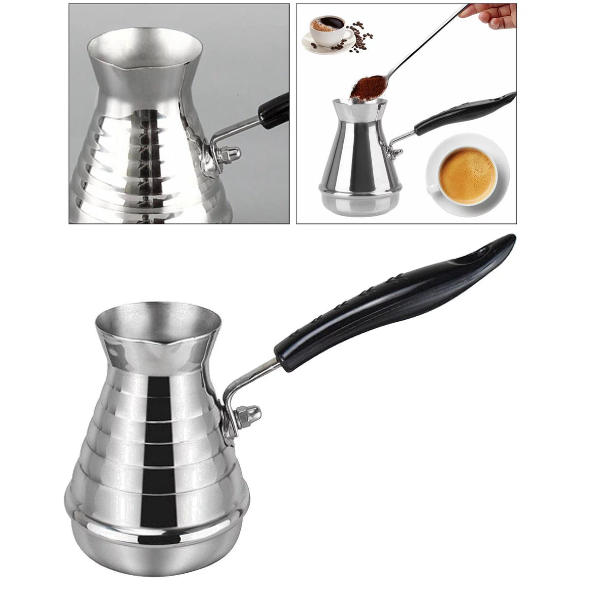 Stainless Steel Milk Warmer Coffee Pot 650ml F251750