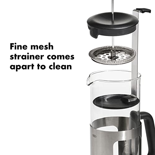 Stainless Steel French Press Coffee Maker 32oz Q6897