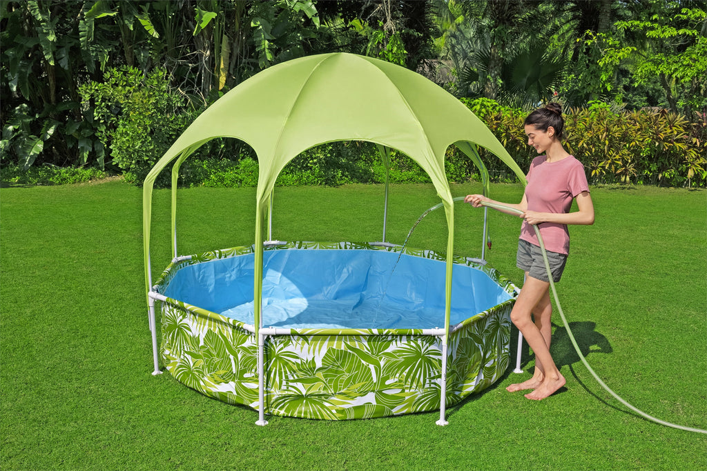 8 ft. x 20 in. Round Above Ground Pool Set R88197