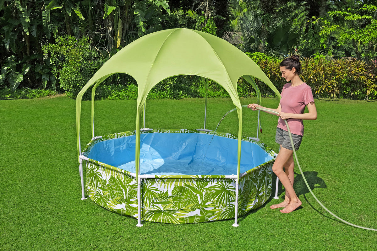8 ft. x 20 in. Round Above Ground Pool Set R88197