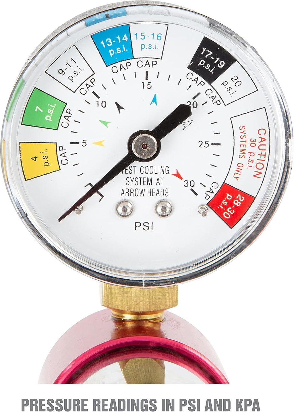 Radiator and Cap Test Kit, Pressure Tester for Coolant System L261