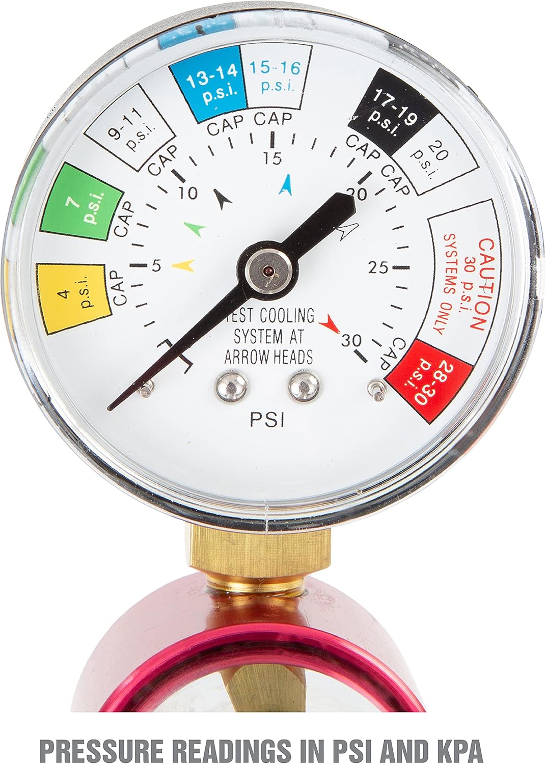 Radiator and Cap Test Kit, Pressure Tester for Coolant System L261
