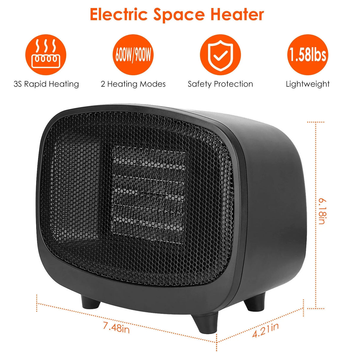 Portable Electric Space Heater G863