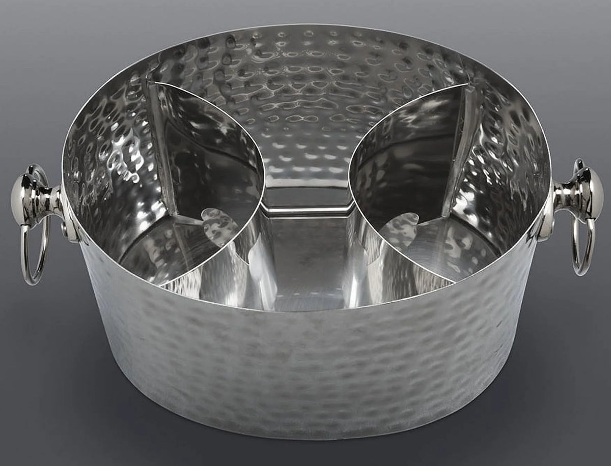 2 bottle Stainless Steel Champagne and Wine Chiller V2059
