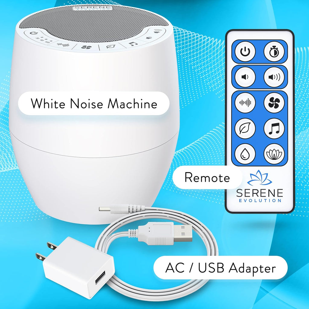 White Noise Machine with 60 Sounds W273