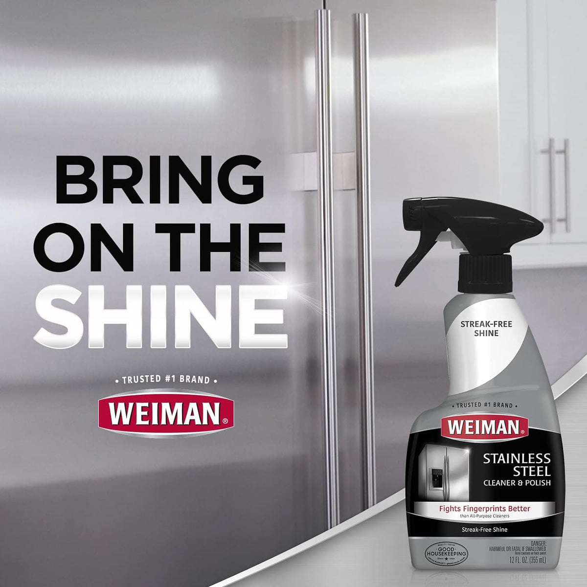 Stainless Steel Cleaner and Polish 22 Ounce 6 Pack H987868