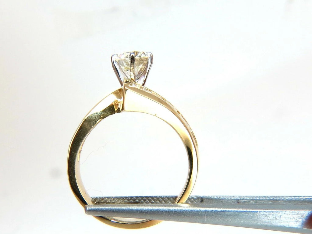 14KT Diamond Crossover Ring E799347