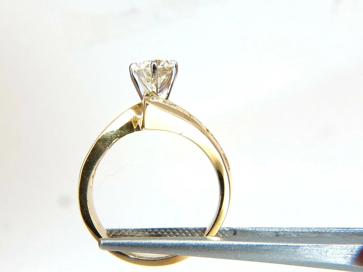 14KT Diamond Crossover Ring E799347