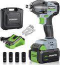 Cordless Impact Wrench 1/2 inch 20V Brushless High Torque 370 Ft-Lbs with Battery Q178268
