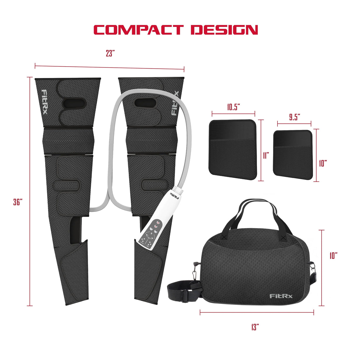 Heated Compression Leg and Foot Massager X880630