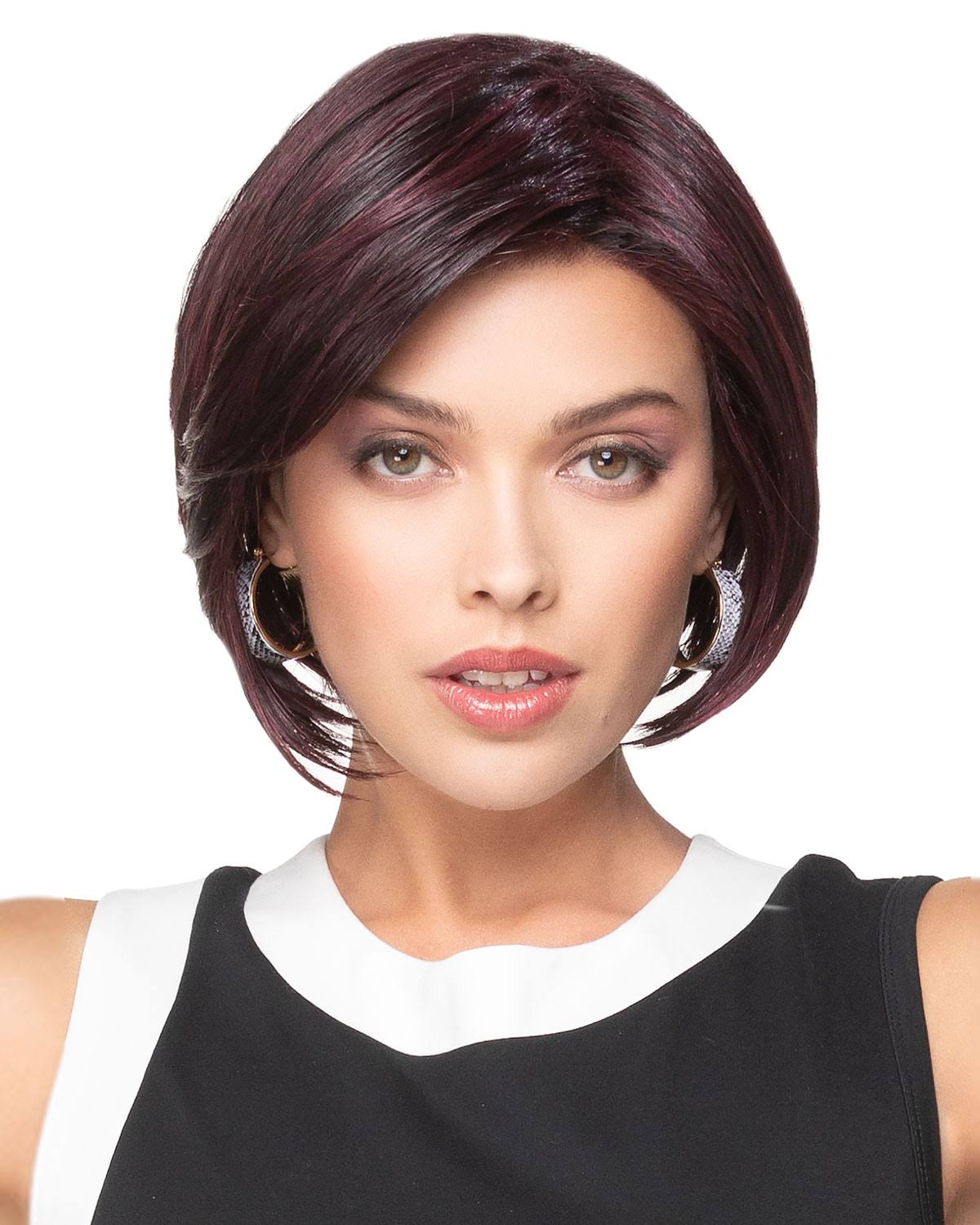 Angled Bob Lace Front Wig Synthetic J1166