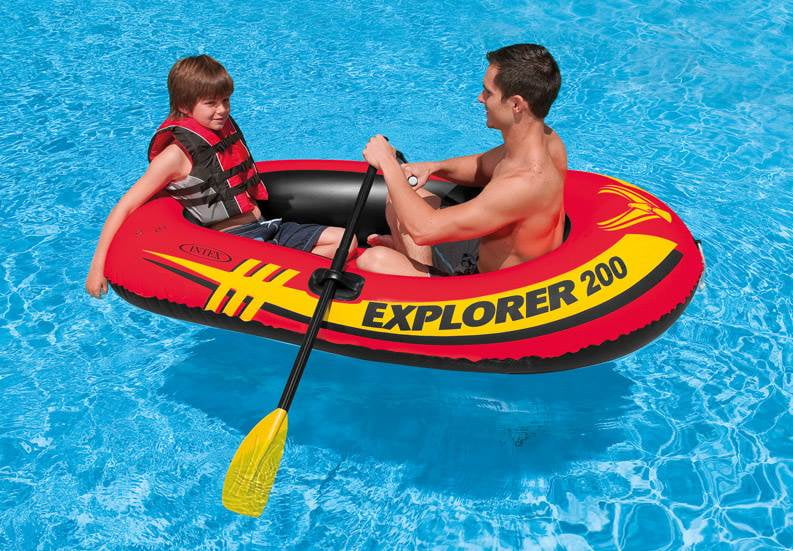 Inflatable 2 Person River Boat Raft Set D696173