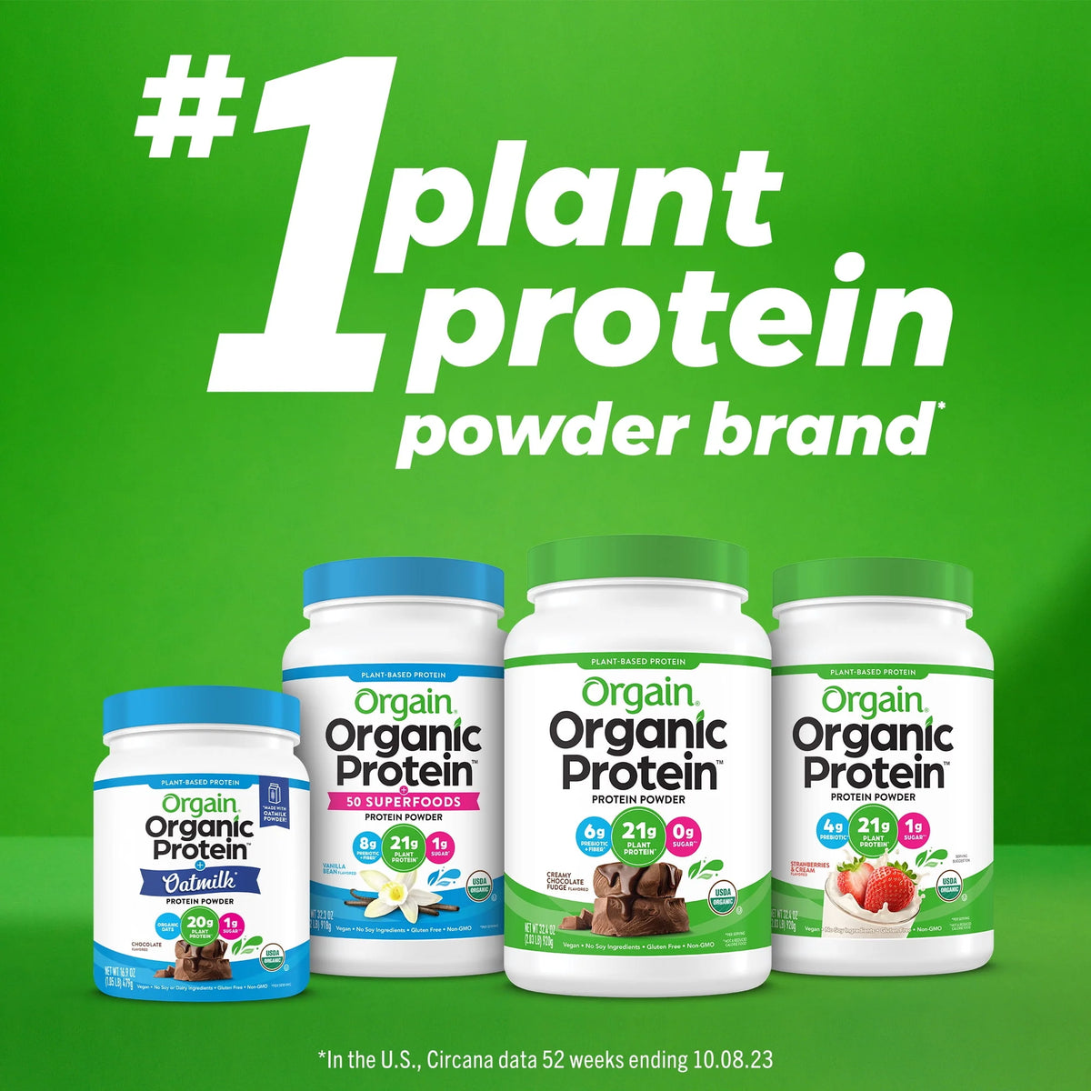 Organic Vegan 21g Protein Powder Chocolate Peanut Butter 1.02lb T210